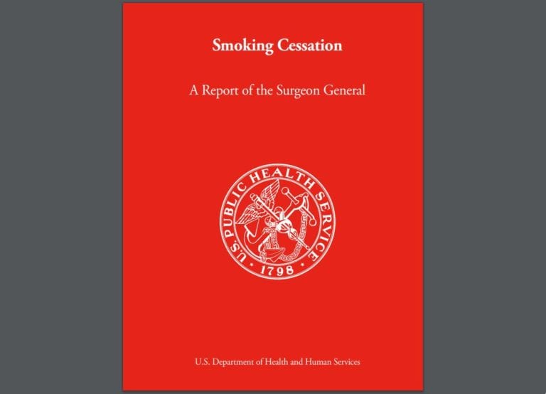 Surgeon General's Report on Cessation