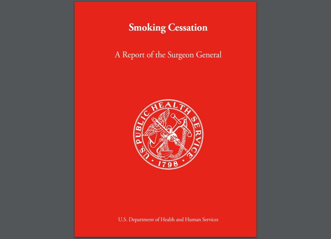 ASH Statement The Surgeon General is right Smoking cessation