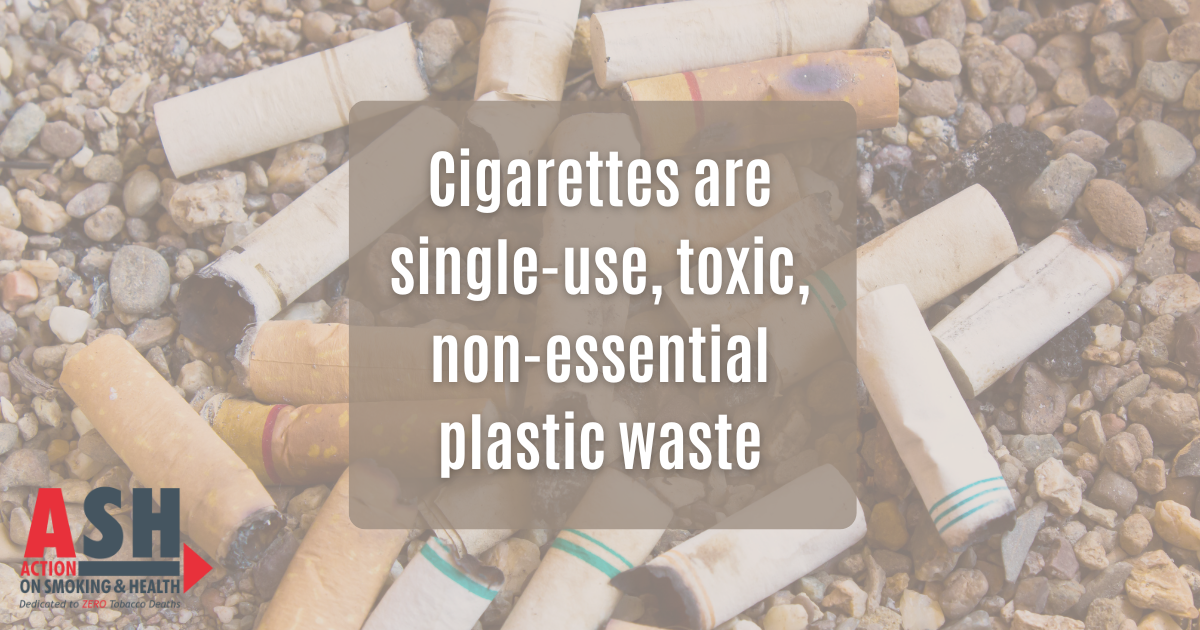 Cigarette Butts: Toxic Plastic Pollution