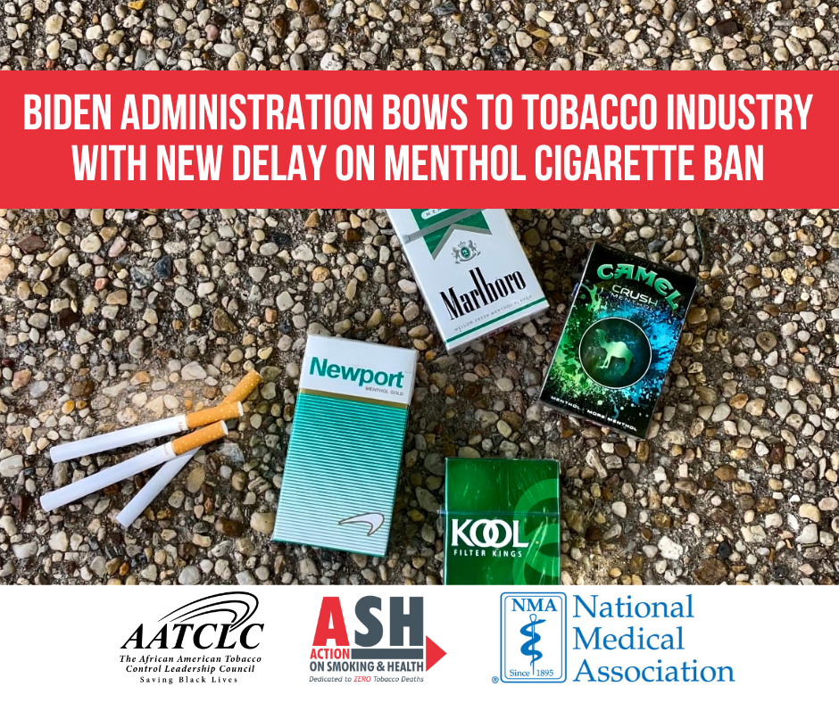 Biden Administration Bows To Tobacco Industry With New Delay On Menthol Cigarette Ban Ash 